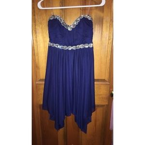 navy blue dress